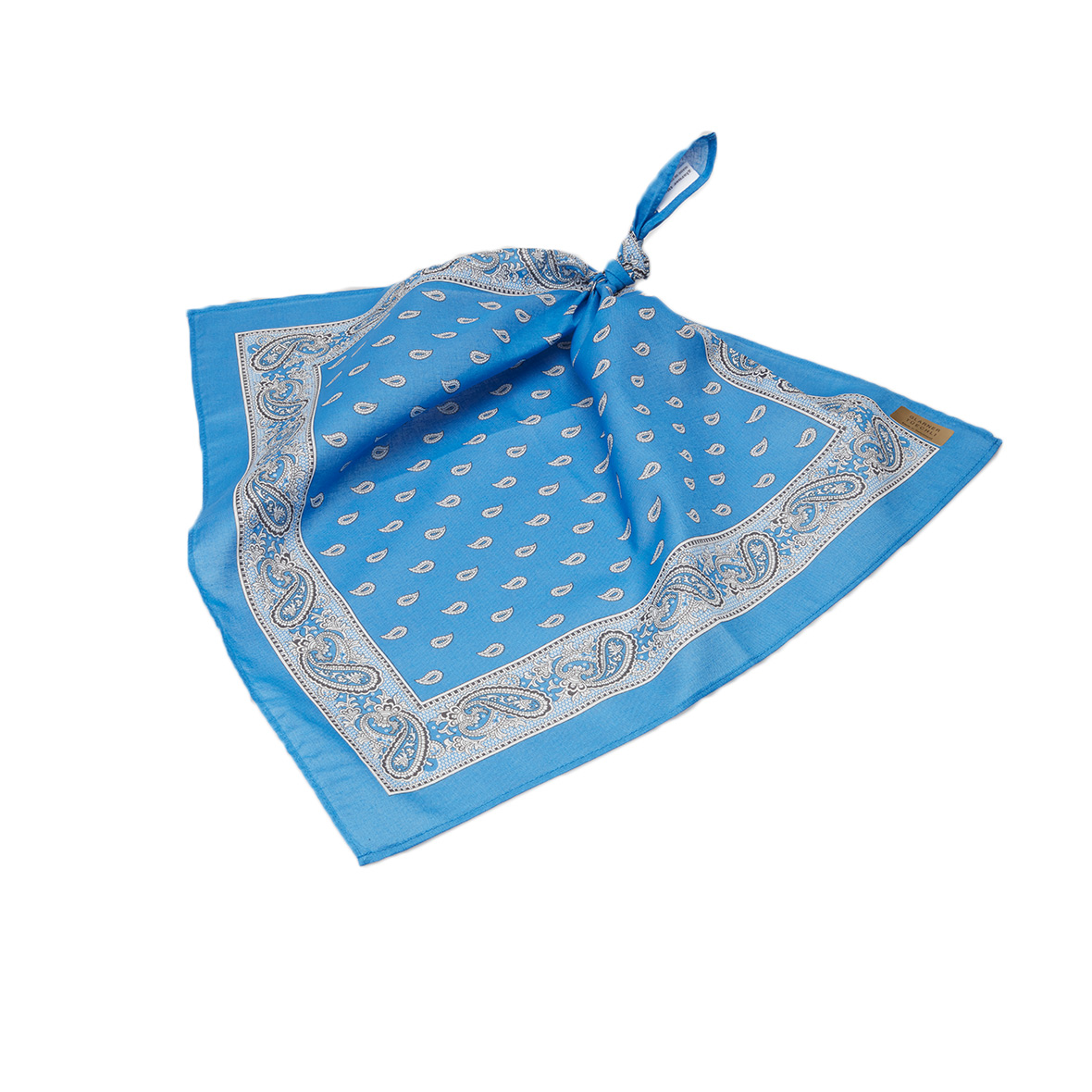 Original Glarner Tüechli Classic 50 x 50 cm ciel mit Paisley-Muster glarner tüechli classic ciel