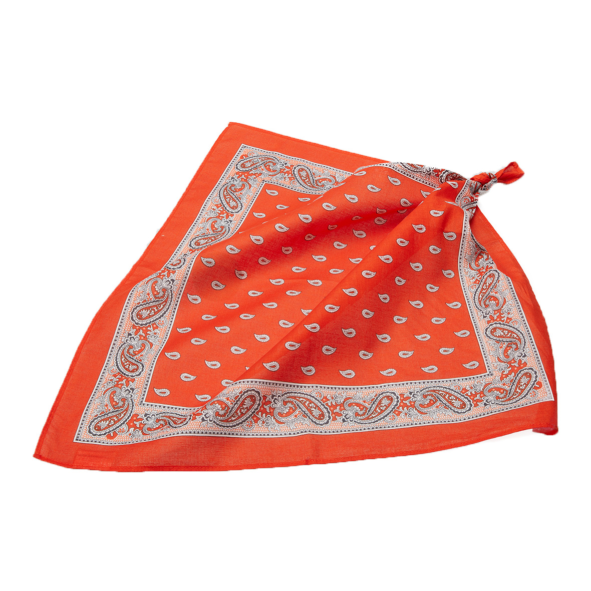 Original Glarner Tüechli Classic 50 x 50 cm orange mit Paisley-Muster glarner tüechli classic orange