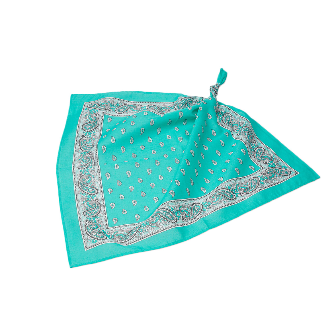 Original Glarner Tüechli Classic 50 x 50 cm smaragd mit Paisley-Muster glarner tüechli classic smaragd