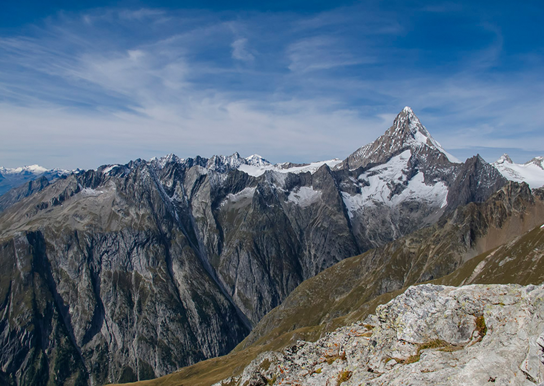 Bietschhorn in den Berner Alpen
