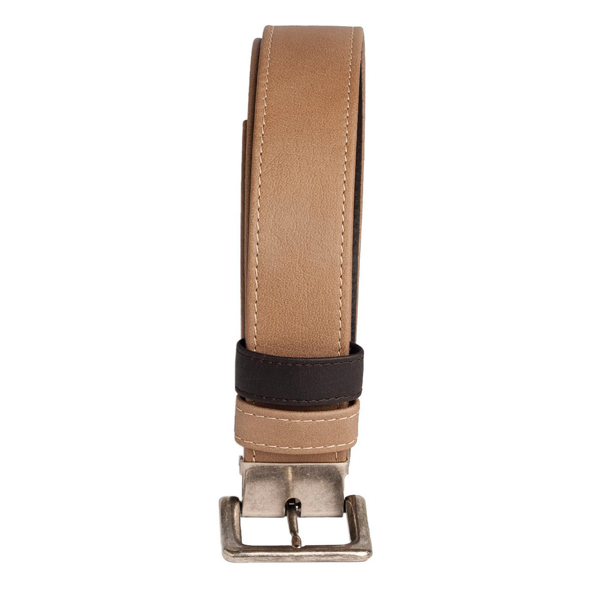 Ledergürtel Herren beige/braun von Format Brigitte Hürzeler ledergürtel herren beige/braun von format brigitte hürzeler