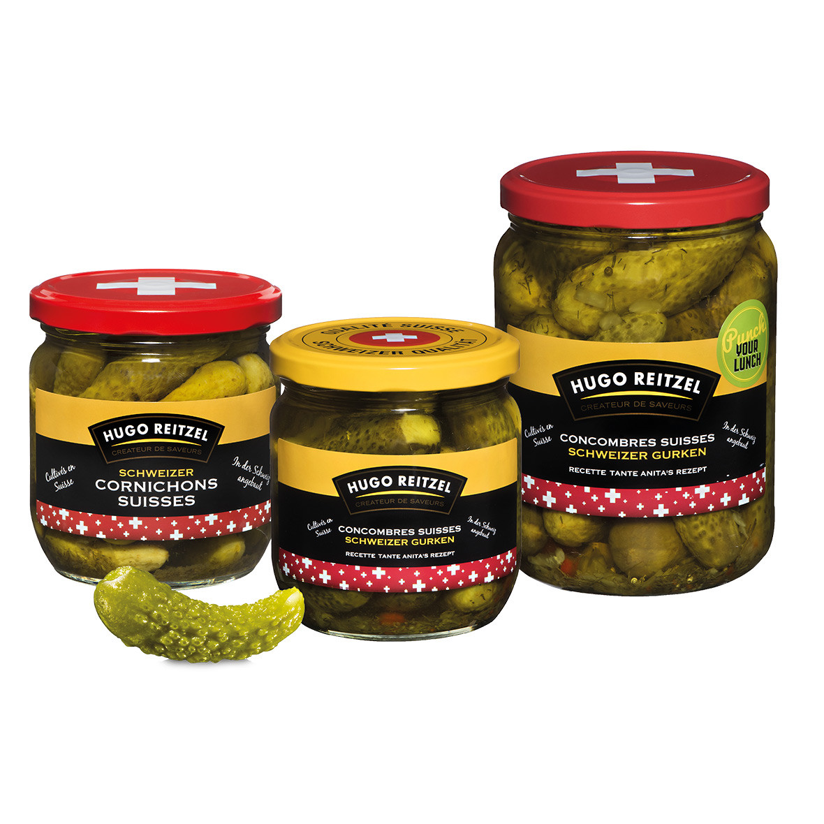 Schweizer Cornichons Hugo Reizel