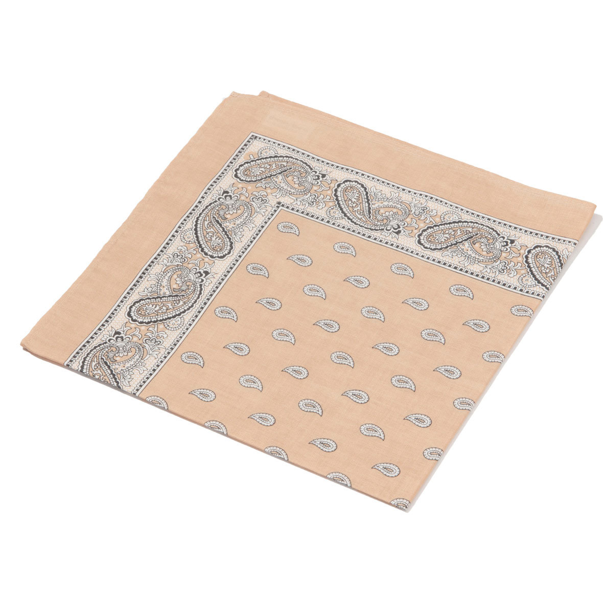 Original Glarner Tüechli Classic 50 x 50 cm beige mit Paisley-Muster glarner tüechli classic beige