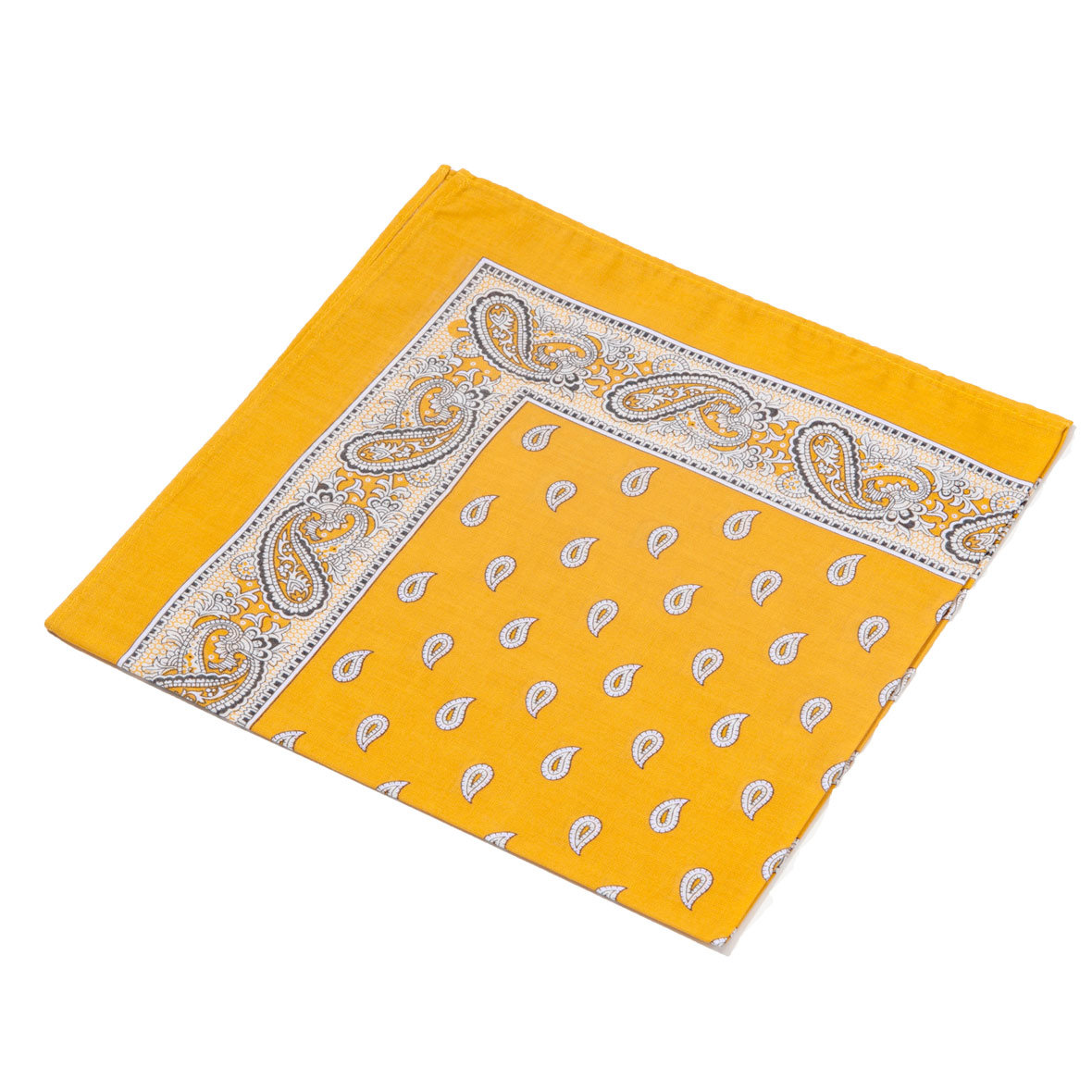 Original Glarner Tüechli Classic 50 x 50 cm gold mit Paisley-Muster glarner tüechli classic gold