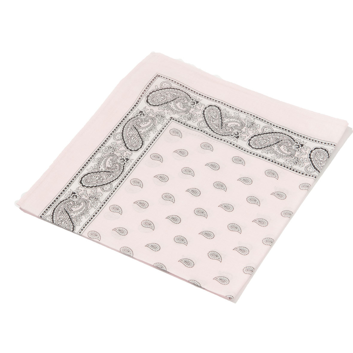 Original Glarner Tüechli Classic 50 x 50 cm hellrosa mit Paisley-Muster glarner tüechli classic hellrosa