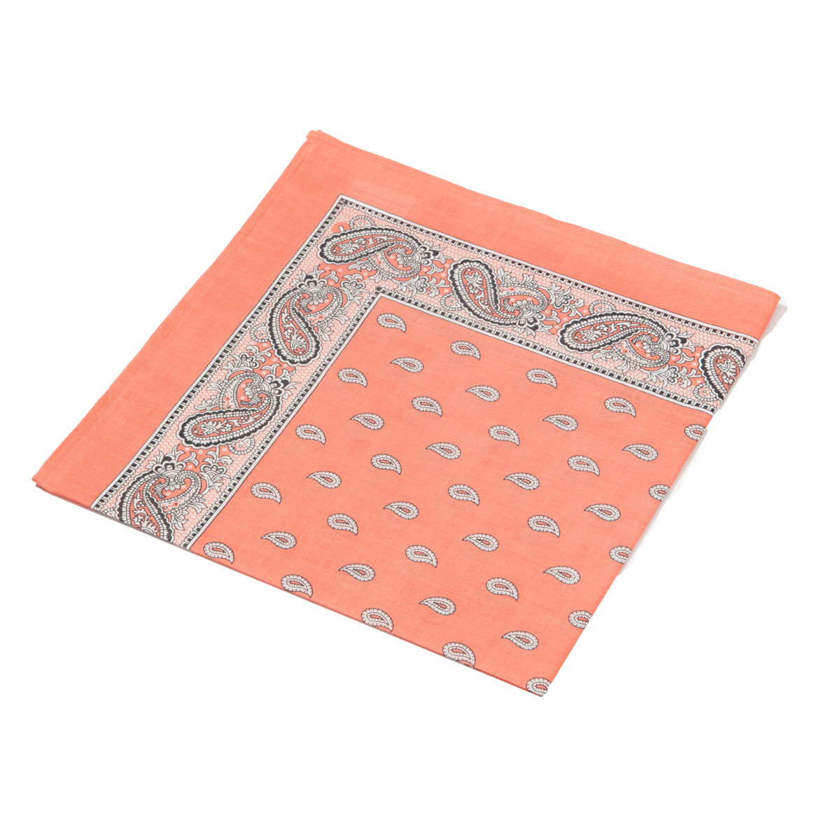 Original Glarner Tüechli Classic 50 x 50 cm lachs mit Paisley-Muster glarner tüechli classic lachs