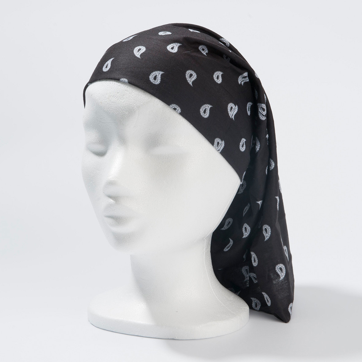 Original Glarner Tüechli Tube Paisley in Schwarz tube paisley schwarz