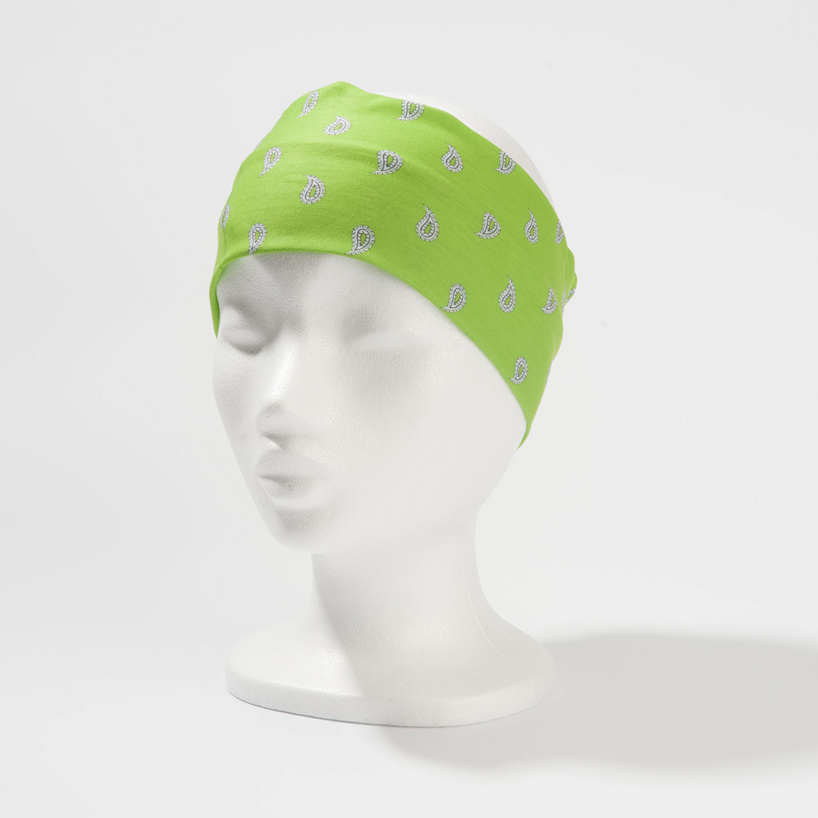 Glarner Tüechli Stirnband Classic stirnband lemongreen paisley glarner tueechli