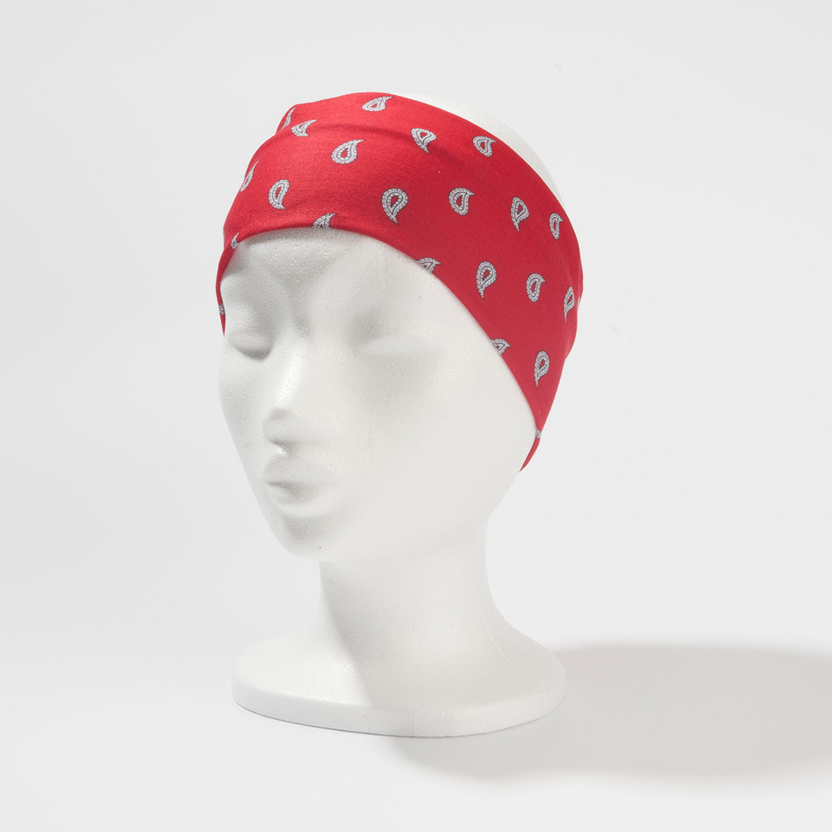 Original Glarner Tüechli Stirnband Paisley in Rot stirnband paisley rot