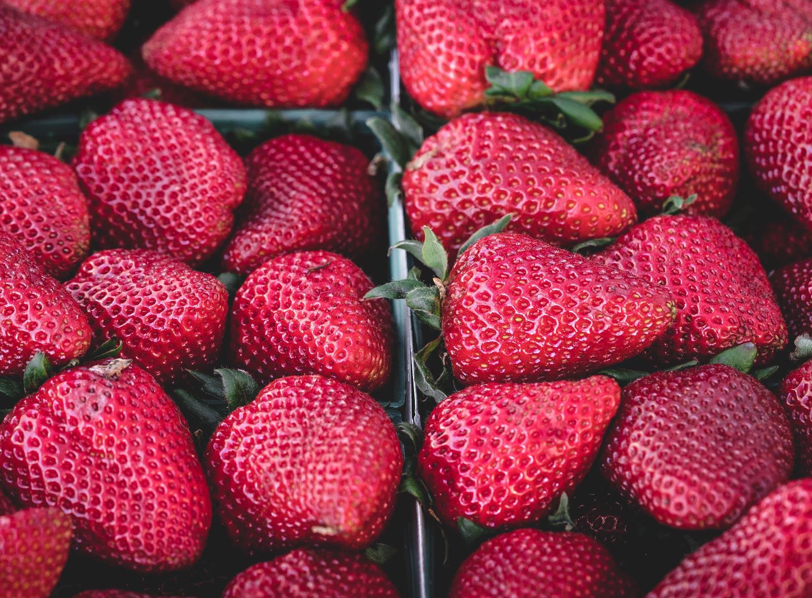 Genuss erfahren und empfinden Erdbeeren