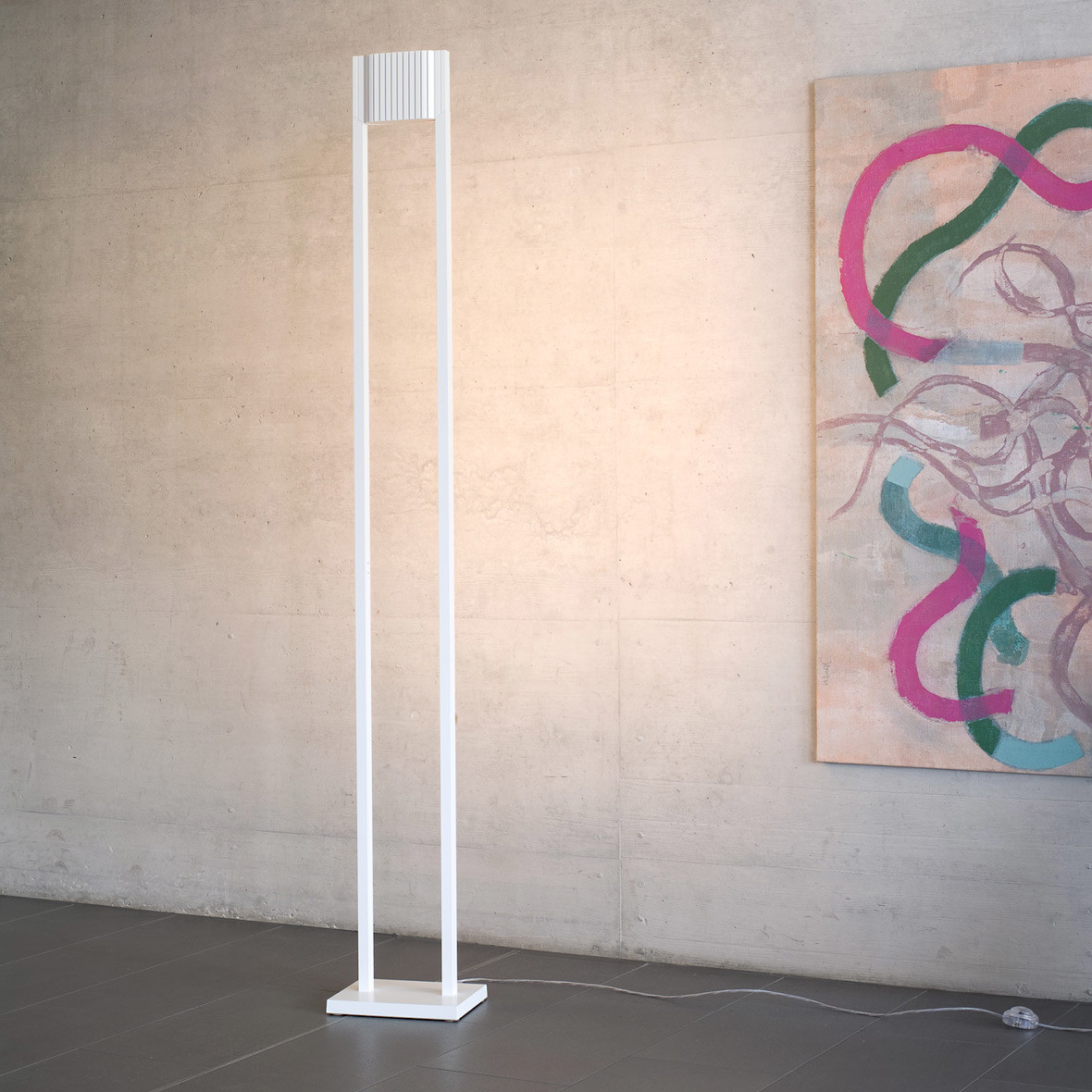 LED-Stehleuchte Unic von Steve Léchot Luminaires led stehleuchte unic steve léchot luminaires