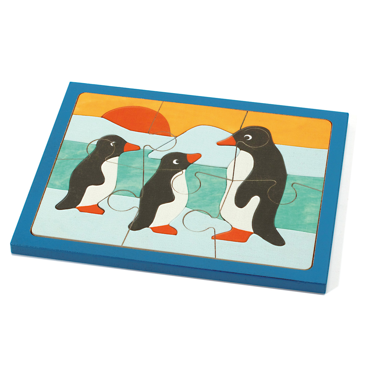 Puzzle Pinguine pinguin 6 teilig weizenkorn