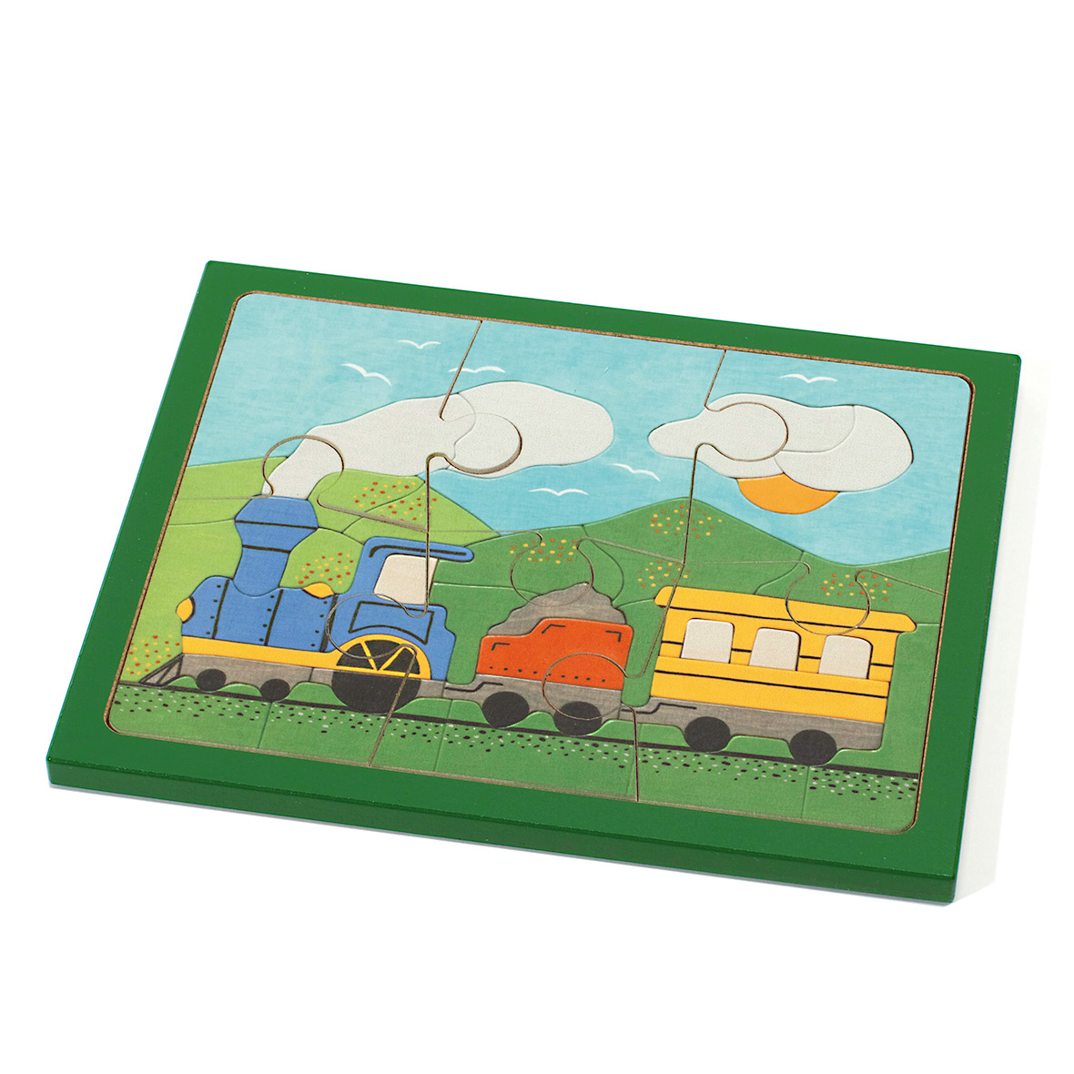 Puzzle Eisenbahn puzzle zuegli 6 teile weizenkorn