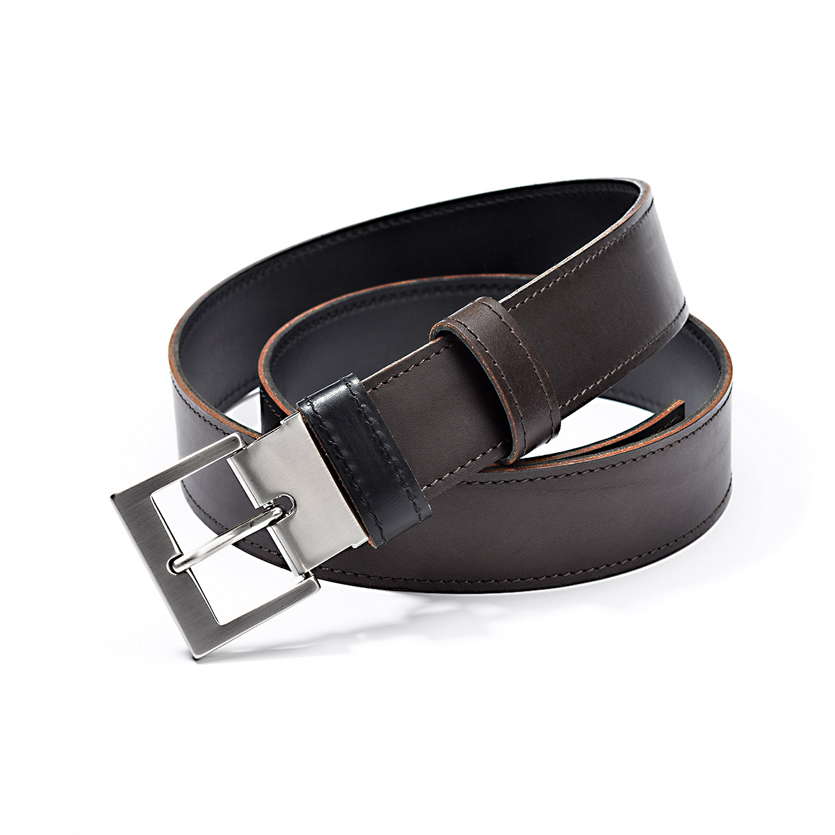 Ledergürtel Herren Pure braun/schwarz ledergurt braun maenner format