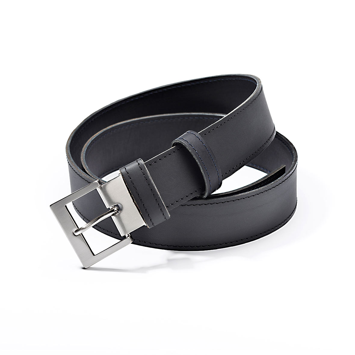 Ledergürtel Herren Pure nachtblau/schwarz ledergurt schwarz maenner format