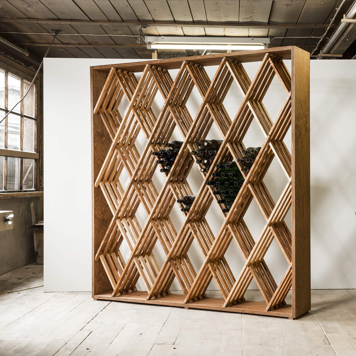 Weinflaschenregal Rhombus von Eicher Holzwaren weinflaschenregal rhombus von eicher holzwaren