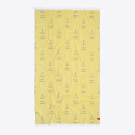 Strandtuch mit Ankermotiv von Rothirsch | Bestswiss