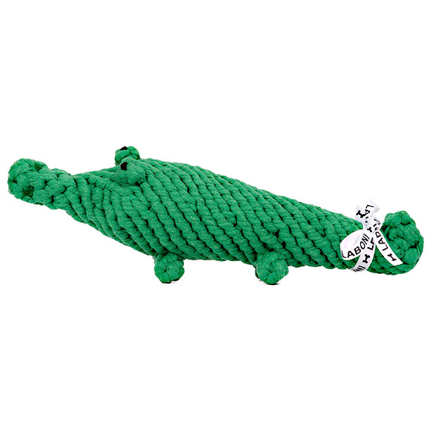 Handgeknüpftes Hundespielzeug dragon of the nile 31 cm laboni