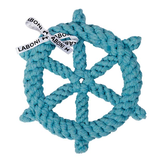 Handgeknüpftes Hundespielzeug skipper 20 cm laboni