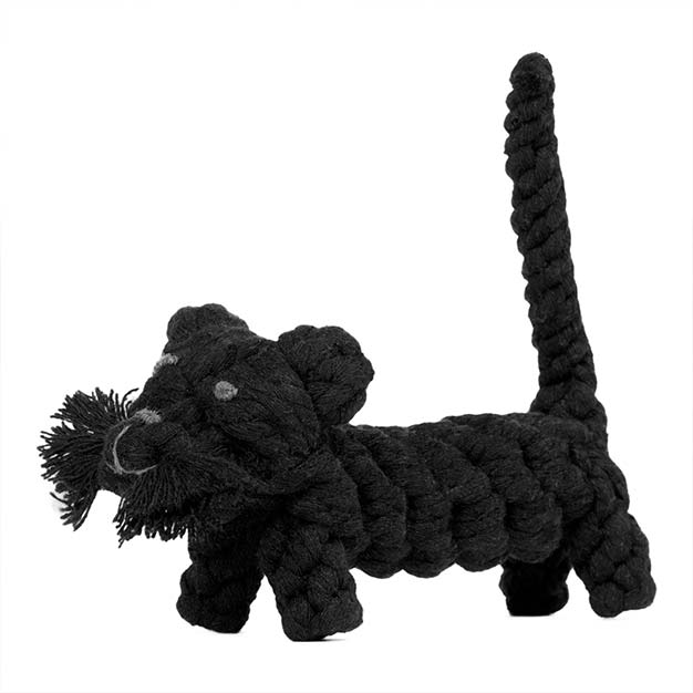Handgeknüpftes Hundespielzeug casanova kater 16 cm laboni