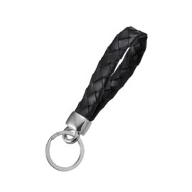 opera black schluesselanhaenger leder silber keeeart