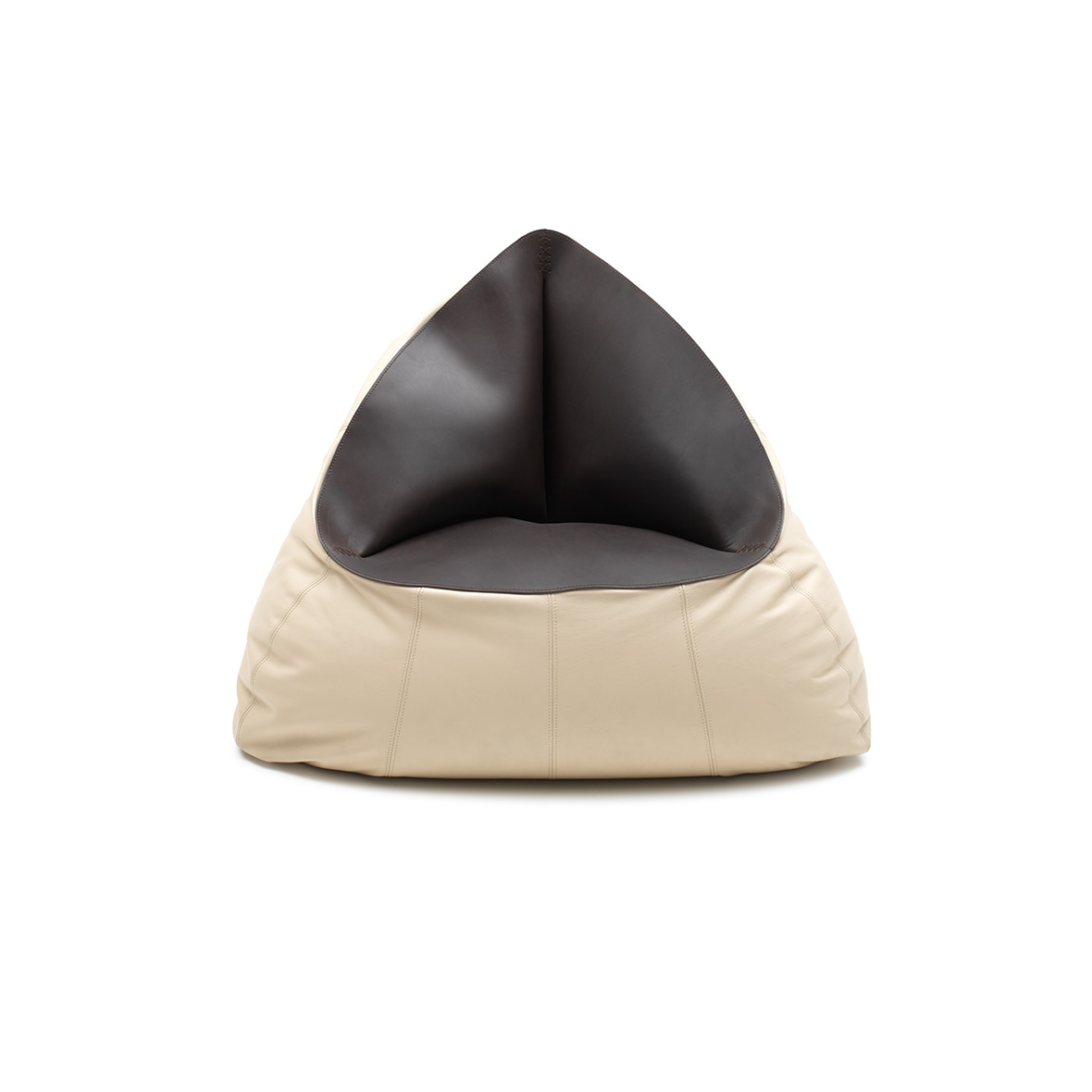 Ledersitzsack DS-9090/01 – Farbe offwihte ledersitzsack ds 9090/01 – farbe offwihte