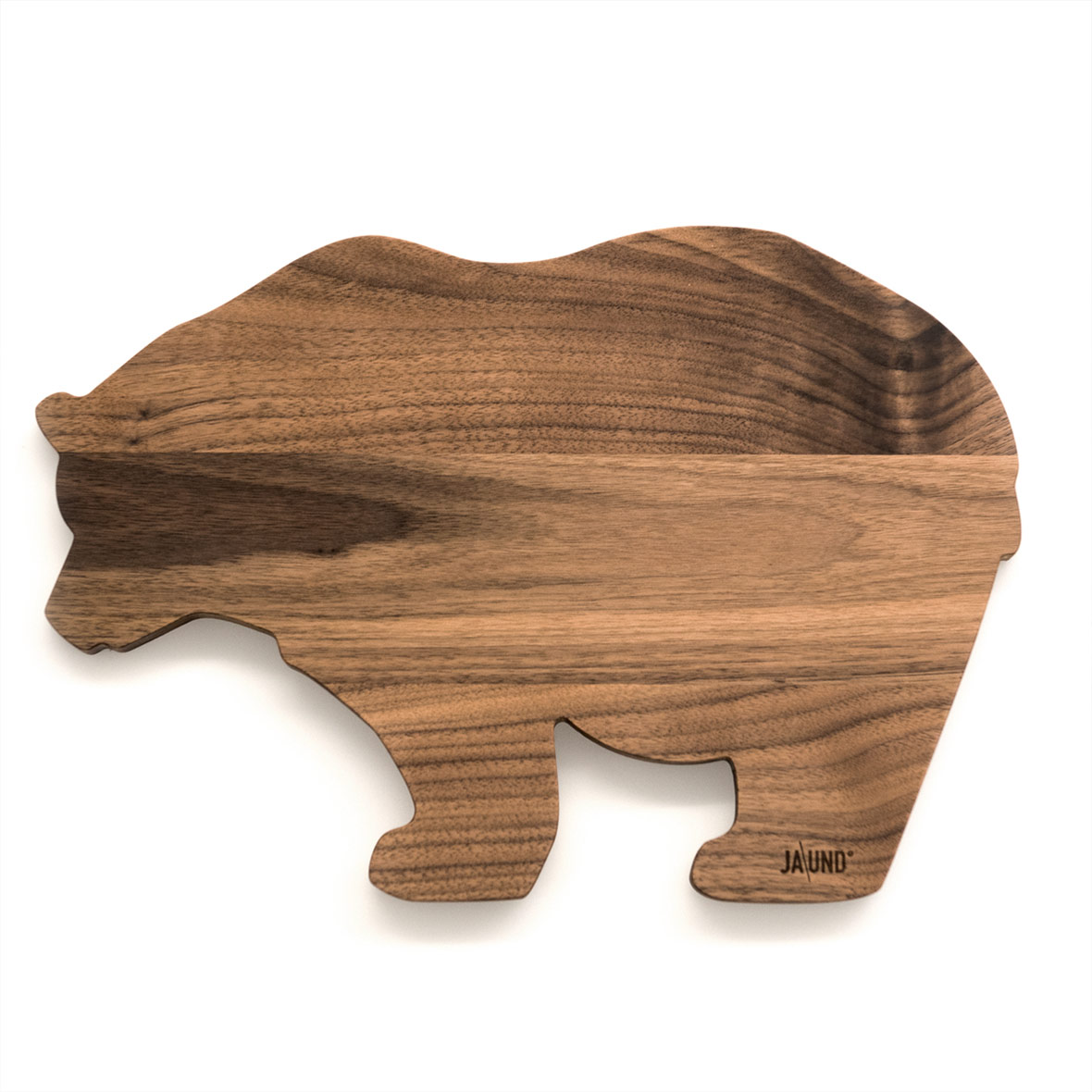 Holz-Schneidebrett Tiermotive schneidebrett holz baer nussbaum jaund