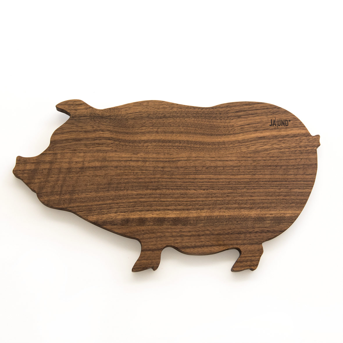 Holz-Schneidebrett Tiermotive schneidebrett holz schwein nussbaum braunkern
