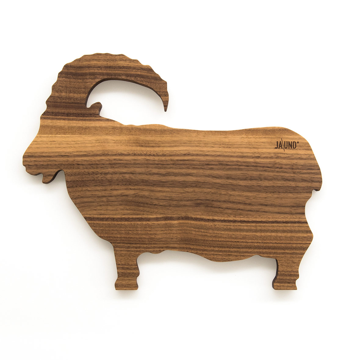 Holz-Schneidebrett Tiermotive schneidebrett holz steinbock nussbaum jaund