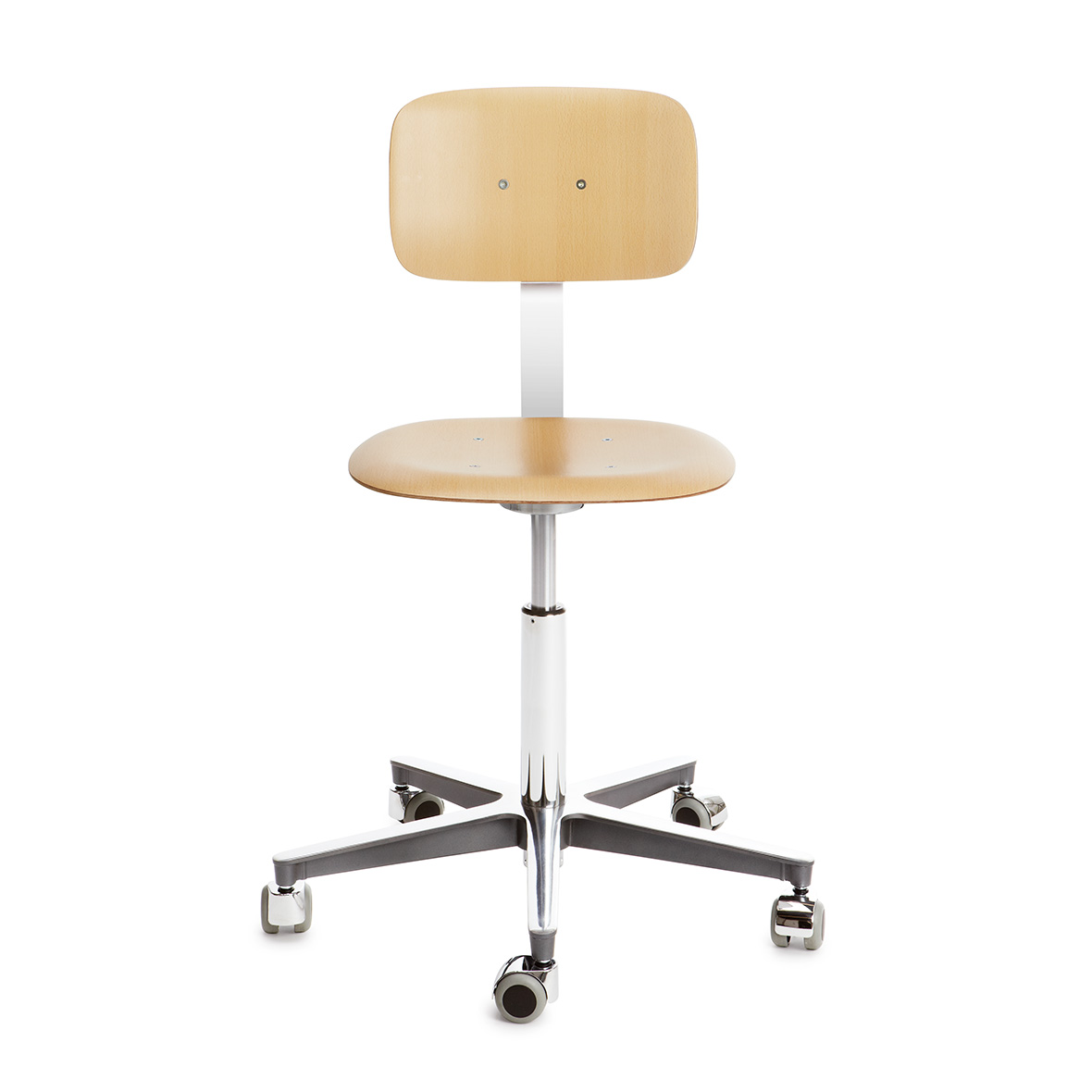 Stuhl Atelier 2100 atelier stuhl cpl decor buche hell rollen gebremst embru