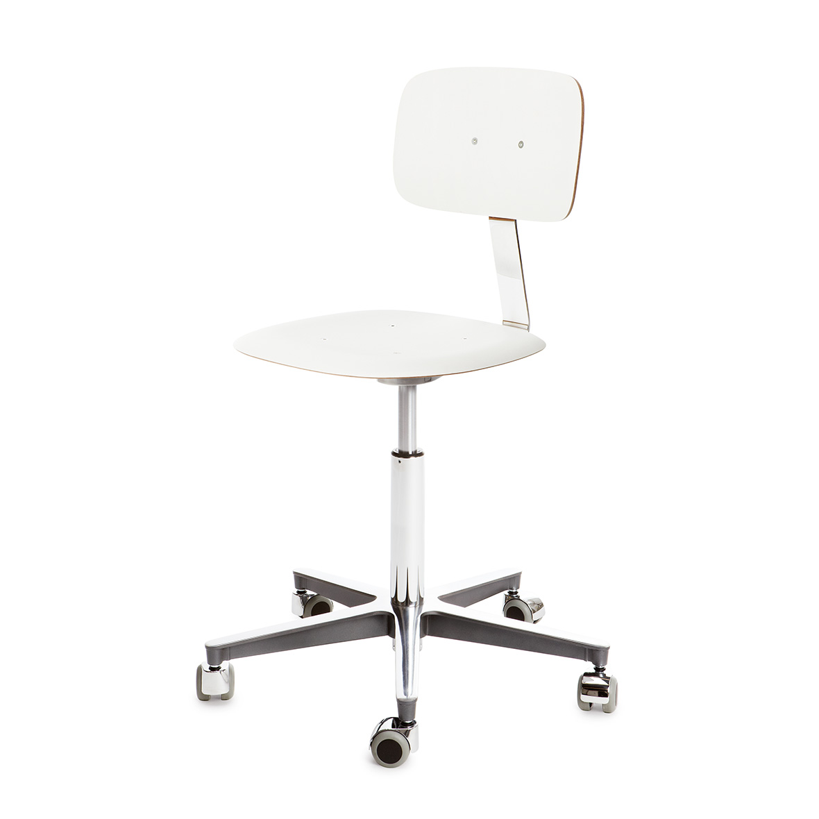 Stuhl Atelier 2100 atelier stuhl cpl weiss aehnlich ral 9010 rollen gebremst embru