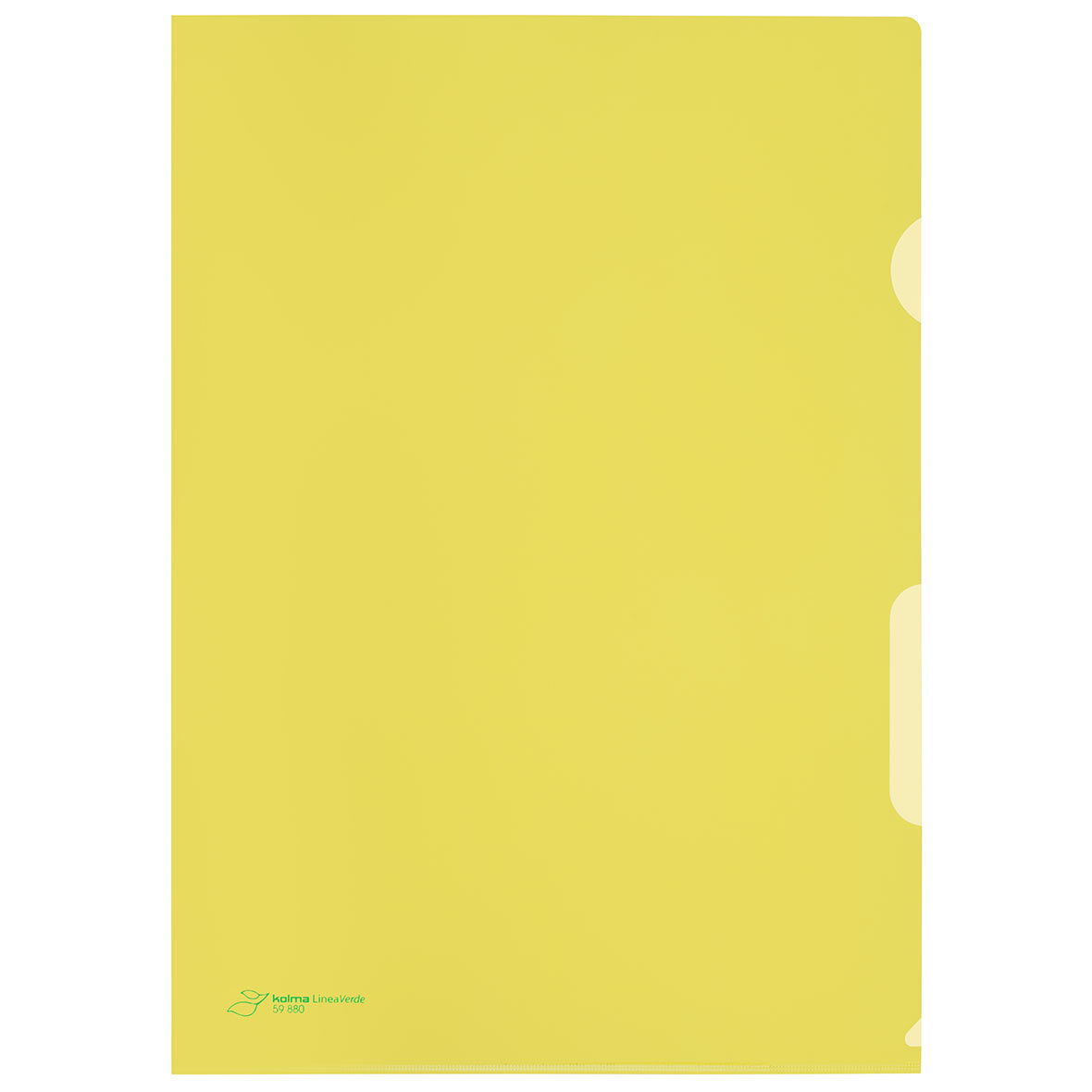 Sichtmappen-Set Linea Verde „Visa“ sichtmappe gelb 10 stueck kolma