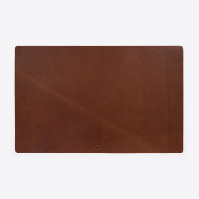 Schreibtischunterlage Leder Braun – 70 x 45 cm