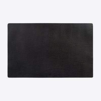 Schreibtischunterlage Leder Schwarz – 70 x 45 cm
