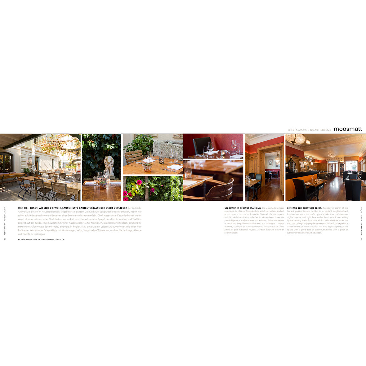 Stadtbuch „Einfach Luzern – Die Perlen der Stadt“ einfach luzern restaurant bucks edition