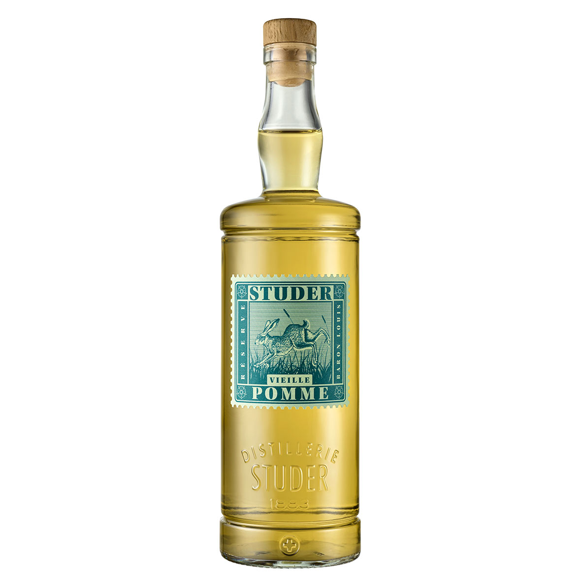 Vieille Pomme Gravenstein – „Réserve Baron Louis“ 36 Vol.-% vieille pomme gravenstein 70 cl distillerie studer