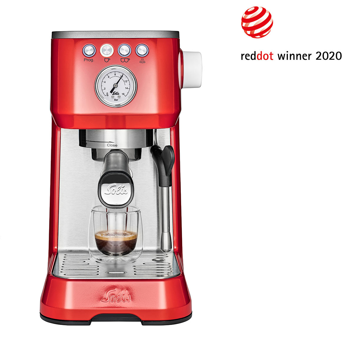 Solis Barista Perfetta Plus kaffeemaschine barista perfetta plus rot solis