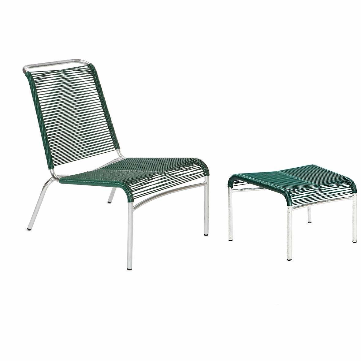 Altorfer Lounge-Set mit Fusshocker altorfer lounge set kiefergruen mood embru
