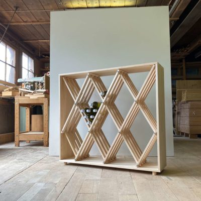 Weinregale aus Holz oder Eternit – Swiss Made