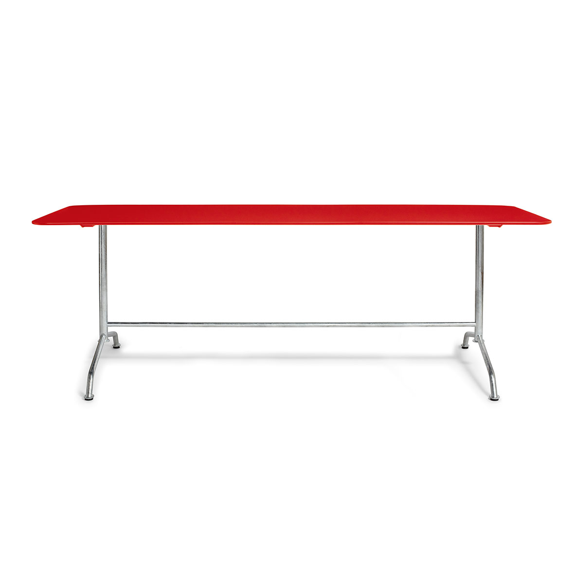Haefeli Gartentisch rechteckig haefeli tisch rechteckig 1131 verkehrsrot 240 x 80 cm embru