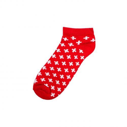 Socken mit Schweizer Kreuz – 3-Set