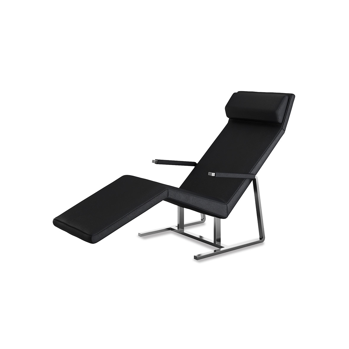 Liege Wogg 72 liege wogg 72 701 chrom leder schwarz wogg