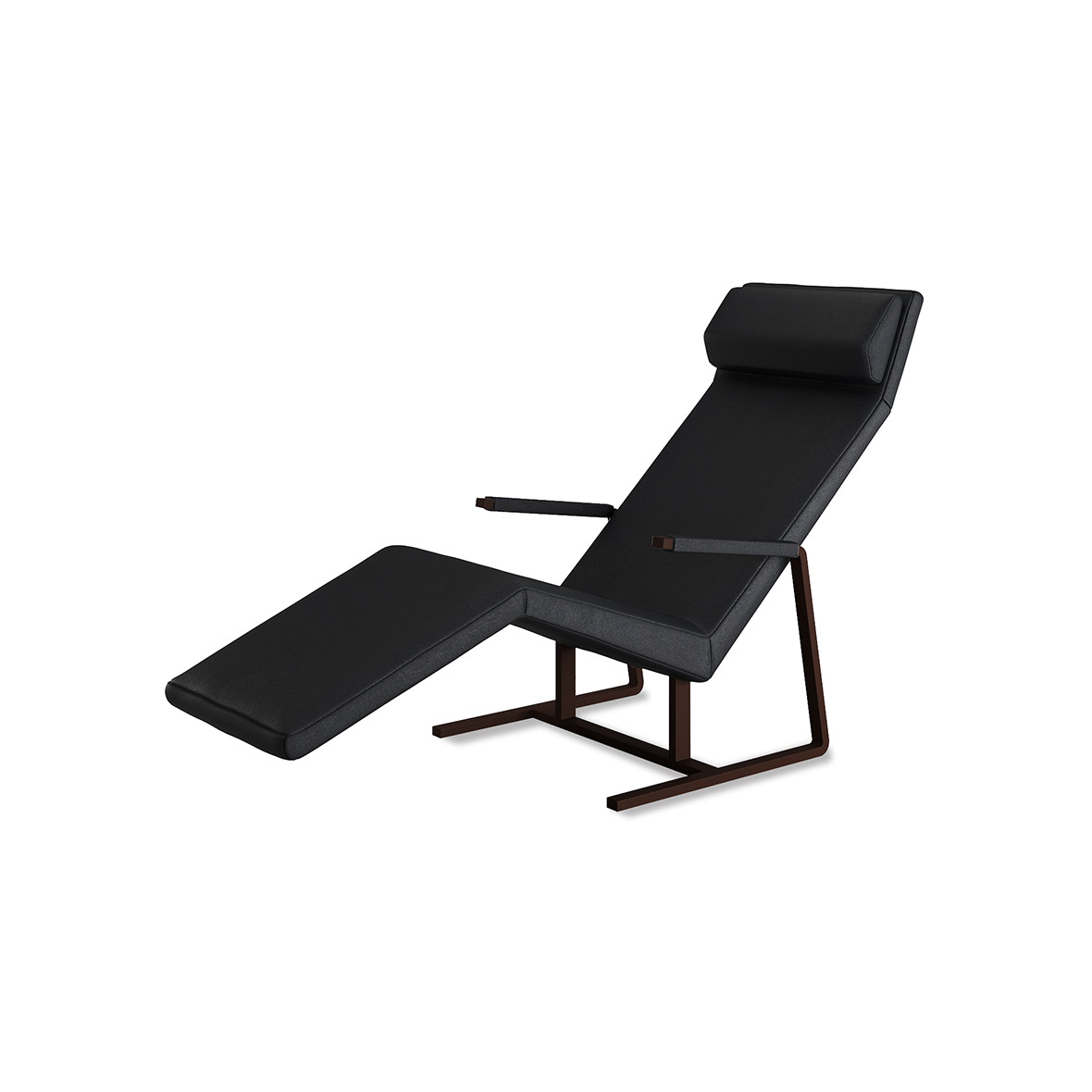 Liege Wogg 72 liege wogg 72 701 metall leder schwarz wogg