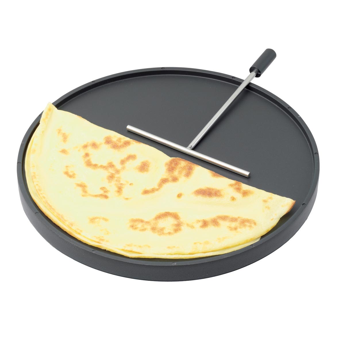 Marroniofen crepe grillplatte mit teigverteiler stoeckli