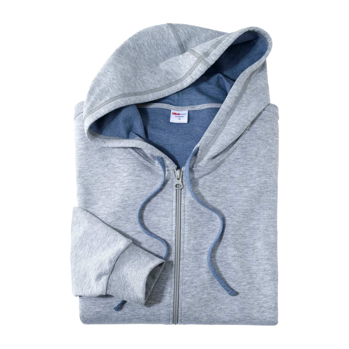 Damen-Hoodie – Living Home hoodie damen grau blau isa bodywear