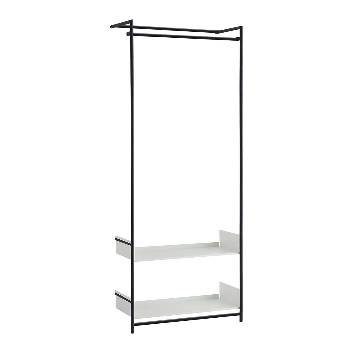 Anlehngarderobe Comba anlehngarderobe comba pulvebeschichtet schwarz weiss mit mox