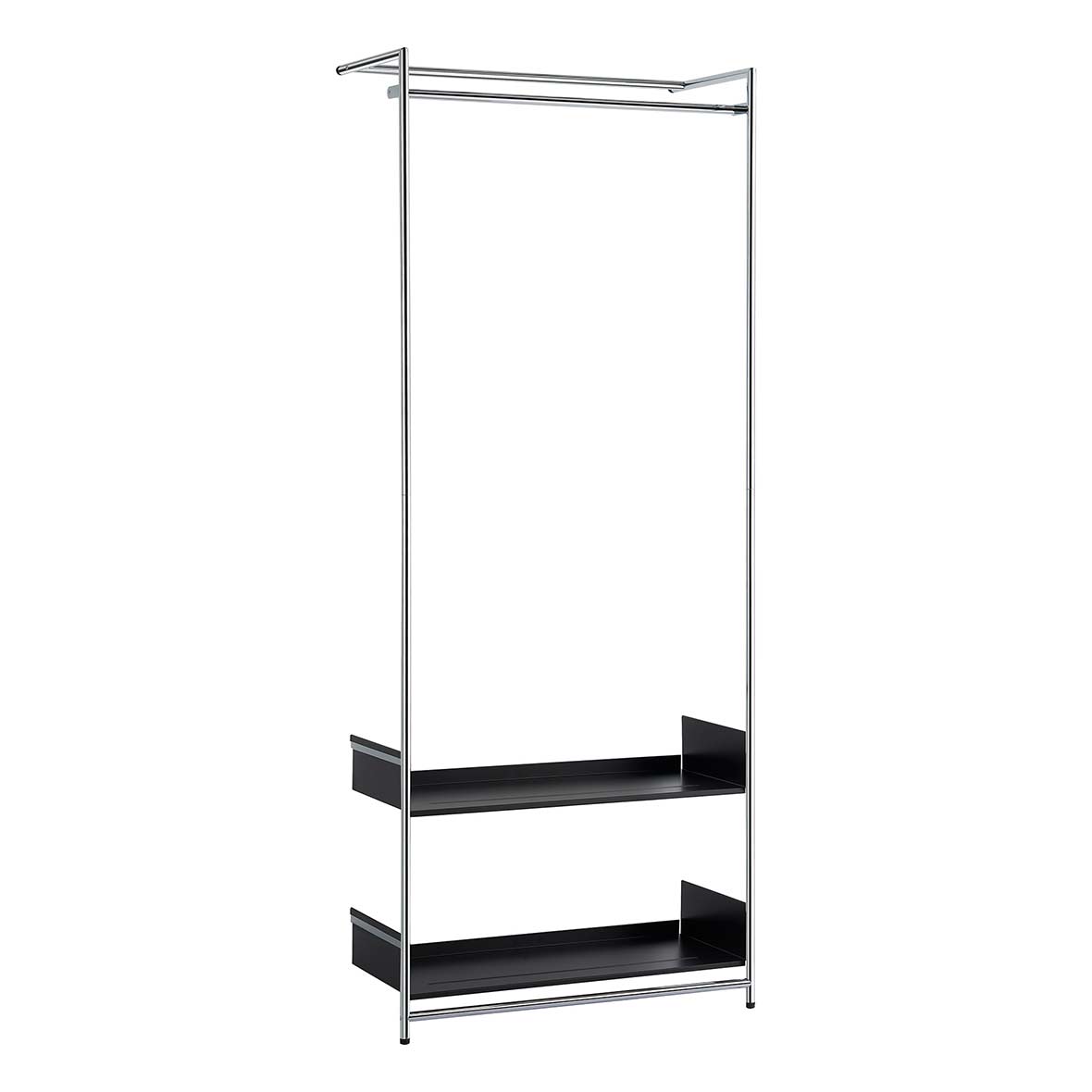 Anlehngarderobe Comba anlehngarderobe comba glanz chrom schwarz ohne mox