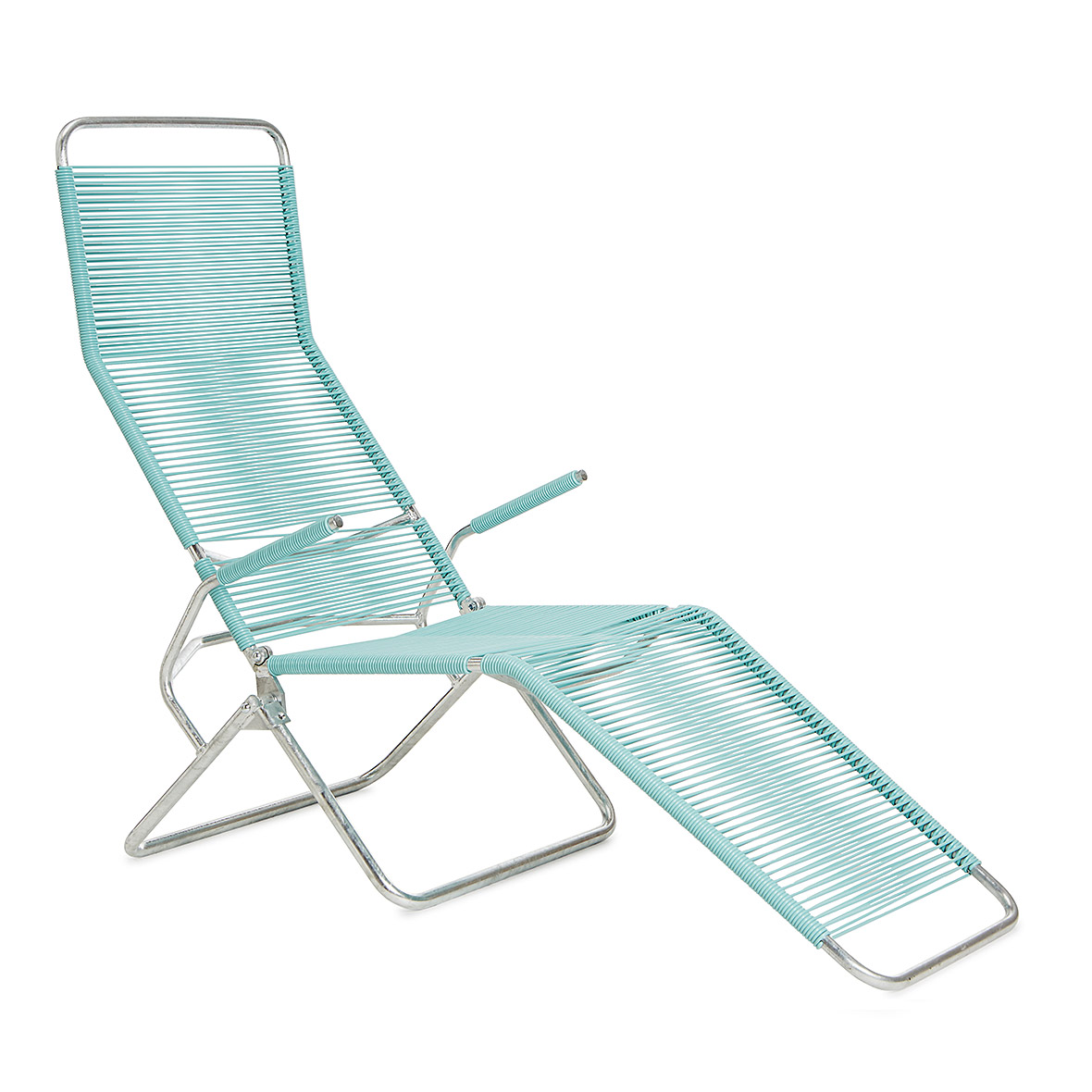 Altorfer Liegestuhl – Designklassiker altorfer liegestuhl lichtgruen mit gleiter embru