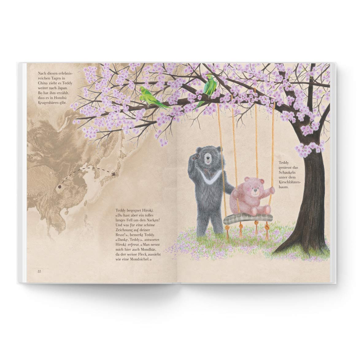 Bilderbuch „Teddy“ teddy und monbaer japan