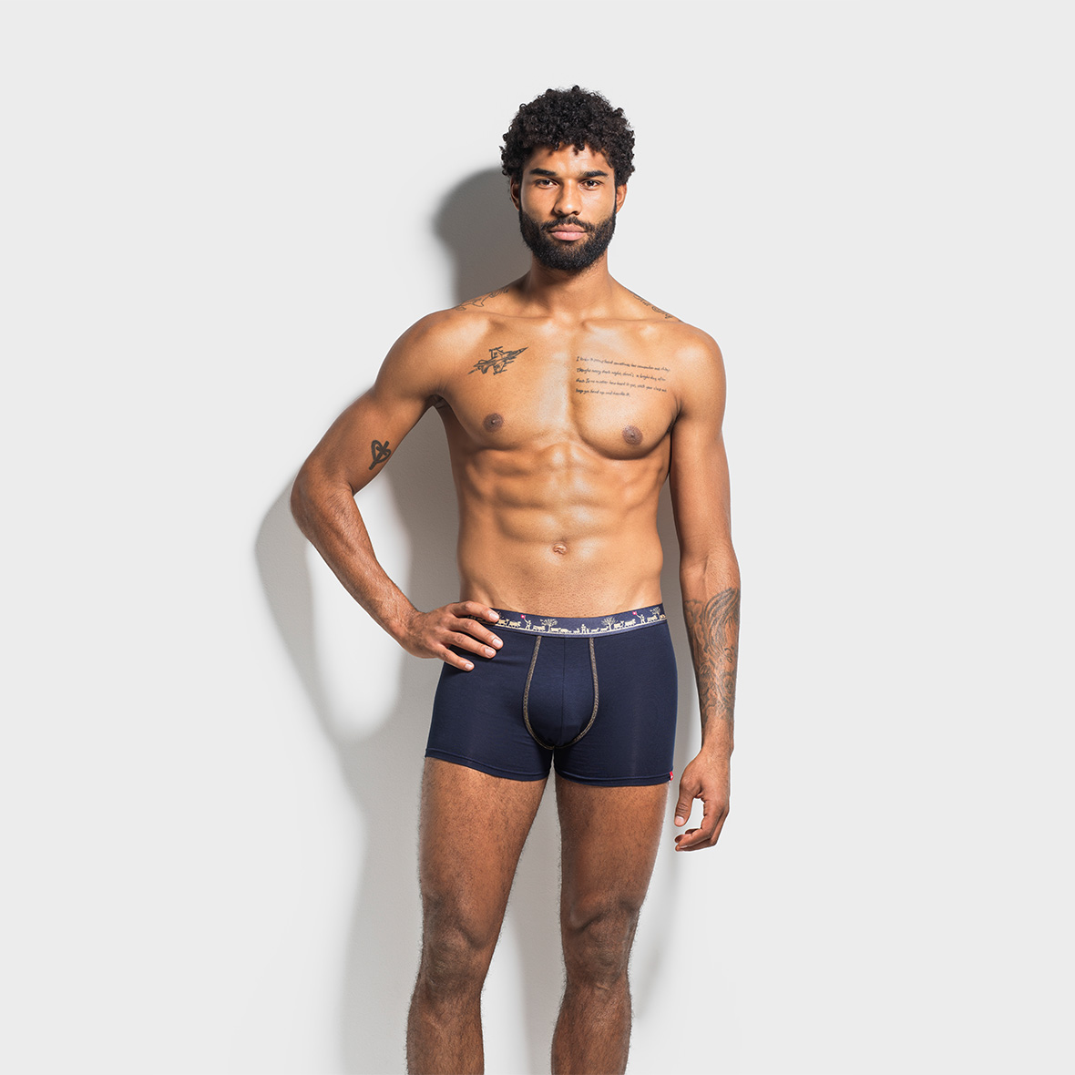 Herren-Panty dunkelblau mit Scherenschnitt-Motiv panty dunkelblau schwingerkollektion 2022 isa bodywear